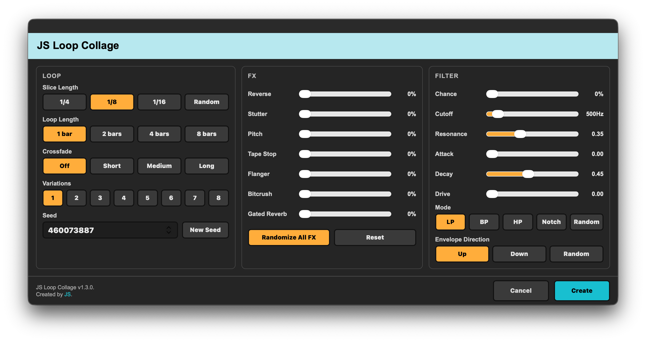 JS Loop Collage - Ableton Extension
