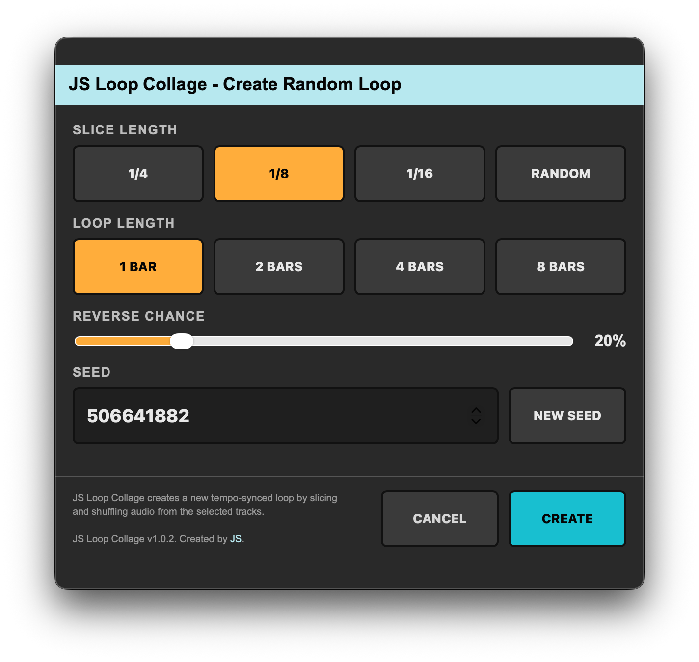 JS Loop Collage - Ableton Extension
