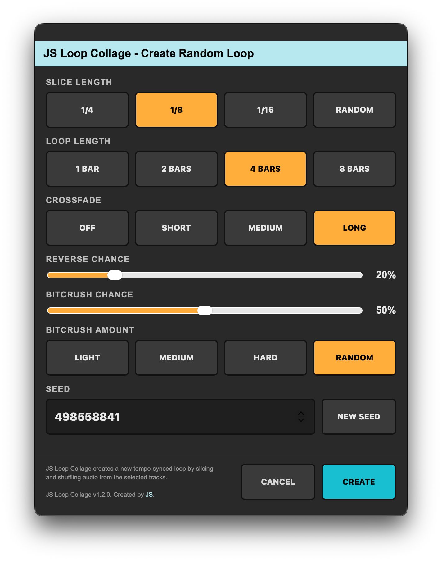 JS Loop Collage - Ableton Extension