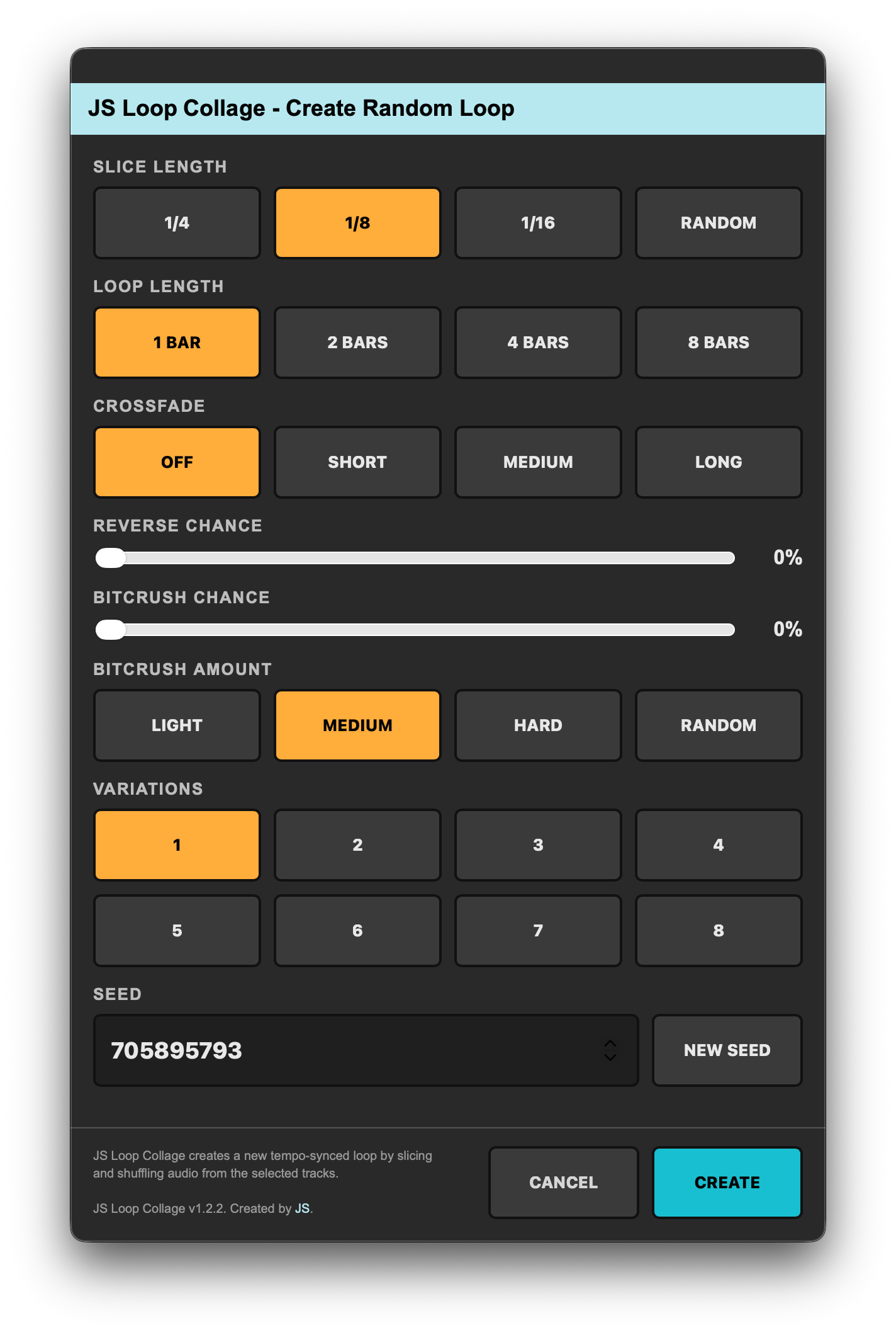 JS Loop Collage - Ableton Extension